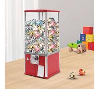 Máquina expendedora de chicles para negocios, dispensador de juguetes con mecanismo de bloqueo seguro, ideal para oficinas y áreas de entretenimiento