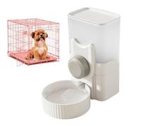Máquina expendedora de comida en jaula - Dispensador de comida para gatos, dispensador de agua en jaula para perros | Alimentador automático recargable para jaula colgante para pequeños Aniu