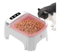Máquina expendedora de comida para gatos, alimentador automático para gatos | Alimentador automático para gatos cronometrados,Dispensador de comida eléctrica, tazón de alimentación seca para año