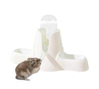 Máquina expendedora de comida para hámster, tazón de beber para hámster,Máquina expendedora para animales pequeños - Botella de agua sin goteo con soporte para hámster, jerbos, ratones, D