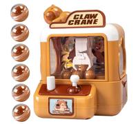 Máquina Expendedora de Garras para Niños Mini Máquina Expendedora de Plástico de Carpincho Lindo con 6 Huevos Diversión Portátil para Favores de Fiesta de Cumpleaños de Navidad, Zuhause Gebrauch