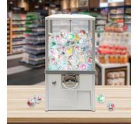 Máquina expendedora para juguetes de cápsulas, mini máquina de chicles con cerraduras para cápsulas de 1.7 a 2.17 pulgadas, ideal para el hogar, sala de juegos y uso minorista