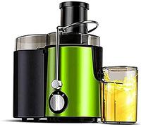Máquina exprimidora, extractor de jugo centrífugo, canal de alimentación de 3 pulgadas, filtro de acero inoxidable 304, alto rendimiento de jugo, fácil de limpiar