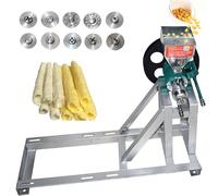 Máquina extrusora de alimentos para bocanadas de maíz, 25-50 kg/hora, 10 moldes para producción de aperitivos, equipo de procesamiento de alimentos de cocina