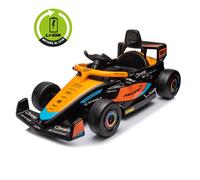Máquina F1 Eléctrica MCLAREN Litio Naranja - Juguete Para Niños 3-5 Años