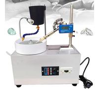 Máquina facetadora de gemas, máquina pulidora de piedras preciosas con pantalla digital, velocidad ajustable 2800 rpm, amoladora plana para jade, cristal, ágata, 110 V