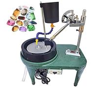 Máquina facetadora de gemas, pulidora de rocas de 8 pulgadas con velocidad ajustable de 2800 rpm, pulidora de joyas para equipos lapidarios y corte de gemas