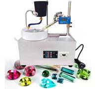 Máquina facetadora de piedras preciosas, pulidora de joyas de bricolaje, amoladora plana de 120 W, 2800 RPM, pantalla digital, herramienta de pulido para piedras preciosas facetadas