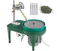 Máquina facetadora y pulidora de gemas, modelo de banco de 180 W para jade y roca, incluye disco de 6 pulgadas y manipulador facetado para trabajos de precisión