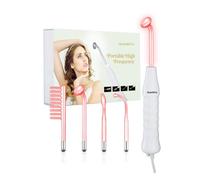 Máquina facial de alta frecuencia para el cuidado de la piel de la máquina para las arrugas que reducen la piel que aprieta la varita facial de alta frecuencia con 4 tubos