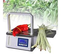 MáQuina Flejadora De Verduras Verduras Para Supermercados,MáQuinas Flejadora RáPida Con Conteo InduccióN Inteligente, Para Frutas, Regalos, ArtesaníAs, Jamó (Gantry Frame-220 * 220mm)