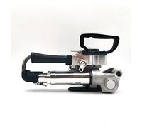 Máquina flejadora eléctrica Cinturón neumático for mascotas / PP Cinturón de cinturón de cartón Máquina de flejo de plástico Placa de acero neumático Baladora for la fábrica de ladrillos(B19(13-19mm))