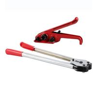 Máquina flejadora eléctrica Kit de Bandas for flejado de Embalaje de paletas, Fleje de Acero y plástico Pet Máquina empacadora Especial Tensor de Correa de Acero plástico Máquina empacadora Manual de