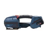 Máquina flejadora eléctrica Máquina Flejadora Eléctrica V2/V3 For Correa De PET/PP De 13-16mm, Herramienta De Embalaje Automático Portátil, Empacadora De Fusión En Caliente, Pantalla Digital(Package3)