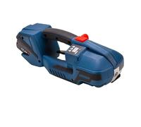 Máquina flejadora eléctrica V2 portátil, herramienta de embalaje de bandas automática alimentada por batería 3200N for correa de PP PET de 13-16mm Múltiples escenarios de aplicación(With Two Battery)