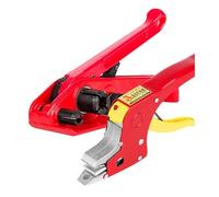 Máquina flejadora Kit de bandas for flejado de embalaje de paletas, sellador de máquina flejadora manual de fusión en caliente for herramientas de flejado eléctrico sin hebilla con correa de PP Herram