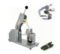 Máquina flejadora semiautomática con tensión y altura ajustables, sistema manual de amarre de película de PVC PE para supermercados y mercados de agricultores