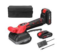Máquina for embaldosar baldosas de 10-150Hz, herramienta vibratoria for colocación de baldosas de suelo de pared con máquina herramienta de ventosa de 100 * 100mm(2 batteries)