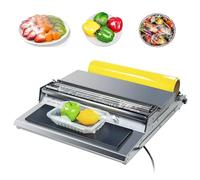 Máquina for envolver verduras a mano,máquina for envolver film,envolvedora de film de 450 mm de ancho,máquina for envolver alimentos en bandejas de frutas y empaquetado de alimentos en supermercados