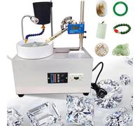 Máquina for facetar gemas, pulidora de jade de 180 W, pulidora angular de piedras de joyería con velocidad ajustable y luz de 2800 RPM