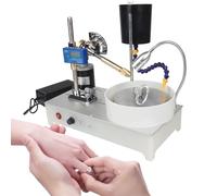 Máquina for facetar y pulir piedras preciosas, pulidora de joyas, amoladora plana, máquina lapidaria de 2800 RPM y 120 W (pantalla digital), for pulir jade, madera, ámbar y cera de abejas.