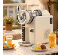 Máquina for granizar de 2000 ml, con autolimpieza de 360°, no necesita hielo, rinde de 8 a 10 tazas, for helado y batidos