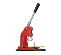 Máquina for hacer botones, fabricante de insignias actualizado, fabricante de pines, máquina de prensa con piezas de botones de 620 piezas gratis, cortador de círculos(44 mm)