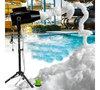 Máquina For Hacer Espuma A Chorro, Máquina Profesional For Fiestas De Espuma De 1000w, Con Trípode Ajustable Y Bomba De Agua, For Jardín, Patio, Piscina Interior(Black)