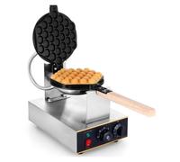 Máquina for hacer gofres de burbujas de 1400 W, gofrera eléctrica de acero inoxidable antiadherente con rotación de 360° Ampliamente utilizado