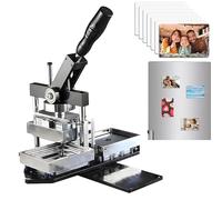 Máquina For Hacer Imanes De 3,5 X 2,5 (90 X 65 Cm), Máquina Prensadora De Insignias For Manualidades Personalizadas, Pequeñas Empresas Y Proyectos De Bricolaje - Incluye 100 Juegos De Suministros