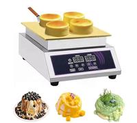 Máquina for hacer soufflé, máquina japonesa for hacer panqueques y soufflé, máquina dorayaki con cobre, plancha eléctrica comercial, máquina for hacer soufflé, 60 a 240 °C