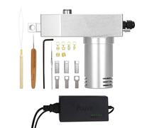 Máquina for rastas, máquina de mano con 6 agujeros de repuesto, máquina de crochet eléctrica fácil y rápida for rastas, máquina automática for rastas.