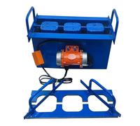 Máquina formadora de bloques de cemento, fabricante de bloques de tierra, máquina for fabricar bloques de hormigón, múltiples moldes opcionales, formado rápido en 45 segundos con una frecuencia(H6)