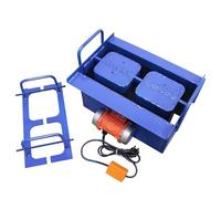 Máquina formadora de bloques de cemento, máquinas for fabricar ladrillos, máquina for fabricar bloques de hormigón, formado rápido en 45 segundos, 30 ladrillos/hora, frecuencia de vibración(H3)