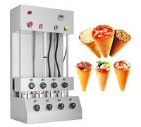 Máquina formadora de pizza de cono eléctrica de 4 ranuras for cafeterías