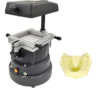Máquina formadora de vacío dental, equipo de laboratorio de moldeo por calor de 1200 W, laminación al vacío para retenedores de ortodoncia y kits de prótesis dentales