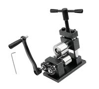 Máquina formadora manual de joyas, modelo de eje de acero gris | Bender con mesa de prensa de rodillos para hacer remodelar el trabajo de rutina diaria