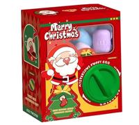 Máquina Gacha para niños, minimáquina expendedora de cápsulas con temática navideña con 6 muñecos aleatorios para regalos de fiesta de Pascua, juguetes navideños para niños, máquina expended