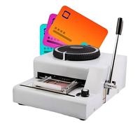 Máquina Grabación en Relieve Tarjetas, Máquina Estampación En Relieve Manual, Máquina Estampado Manual Letras, Preciso Y Claro, Tarjeta PVC Estándar 85.5mm×55mm, Para Carnés De Identidad, Regalos
