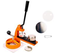 Maquina Hacer Chapas 45mm | Maquina Chapas con 500 Chapas | Maquina de Chapas con Cortador Circular | Intercambiable con 25mm + 38mm + 58mm + 77mm | Maquina Para Hacer Chapas | Maquina de Hacer Chapas