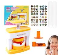 Maquina Hacer Chapas, Pin Personalizado Prensa De Pines 55 Mm MáQuina Para Hacer Tú Mismo Con 48 Plantillas Y 48 Pines MáQuina Para Hacer Tú Mismo Con Botones Regalos Para NiñOs