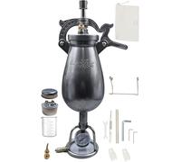 MáQuina Hacer Palomitas MaíZ China, MáQuina Hacer Arroz Inflado, Manual Acero Inoxidable 304 PequeñA Estilo Antiguo Estufa PresióN Retro El Hogar(1000ml)