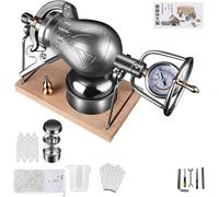 MáQuina Hacer Palomitas,MáQuina China Vintage Hacer Palomitas De MaíZ,MáQuina Hacer Palomitas Acero Inoxidable 304,MáQuina PequeñA Hacer Palomitas Alta PresióN El Hogar(520ml)