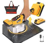 Máquina Herramienta de Vibración de Azulejos Inalámbrica para Batería DeWalt de 20V - Herramienta Eléctrica de Alicatador de 150W con Vibración Ajustable de 12 Velocidades, Pantalla Digital y Ventosa