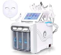 Máquina hidrostática de oxígeno de agua 7 en 1 con máscara LED, limpieza profunda, peeling hidrodermoabrasión, dispositivo de burbujas pequeñas