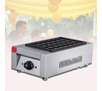 Máquina Holandesa Para Hacer Panqueques Waflera Y Crepera Eléctrica Profesional Con Control De Temperatura, Acero Inoxidable, 2000 W, Calentamiento Uniforme, Fácil Limpieza(Single)