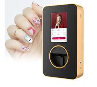 MáQuina Impresora De UñAs Con Pantalla De 10,1 Pulgadas, Con Altavoz, Admite La ImpresióN De Fotos/Patrones/Textos, DiseñOs Personalizados, Reconocimiento Preciso Del Tipo De UñA
