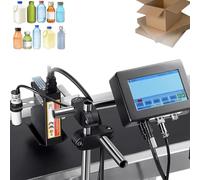 Máquina inteligente de codificación de inyección de tinta,con pantalla táctil HD,impresora de codificación por lotes en línea de secado rápido,para fecha,imagen,código de barras,código QR,ZX12