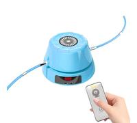 Máquina inteligente para saltar la cuerda, velocidad ajustable, conteo automático, máquina para saltar la cuerda giratoria eléctrica inteligente, juguete de interacción entretenido para niños (azul)
