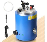 Máquina inyectora de cera con función de vacío, temperatura máxima de 110 °C, diseño de cilindro con manómetro y control de temperatura para prototipos de joyería y procesamiento de modelos de cera